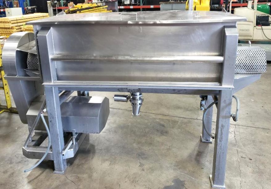 ***SOLD*** 30 Cu.Ft. Stainless Steel Industrial Ribbon Blender/Mixer. Lowe Model CD30 Heavy Duty. 316 stainless construction. 4